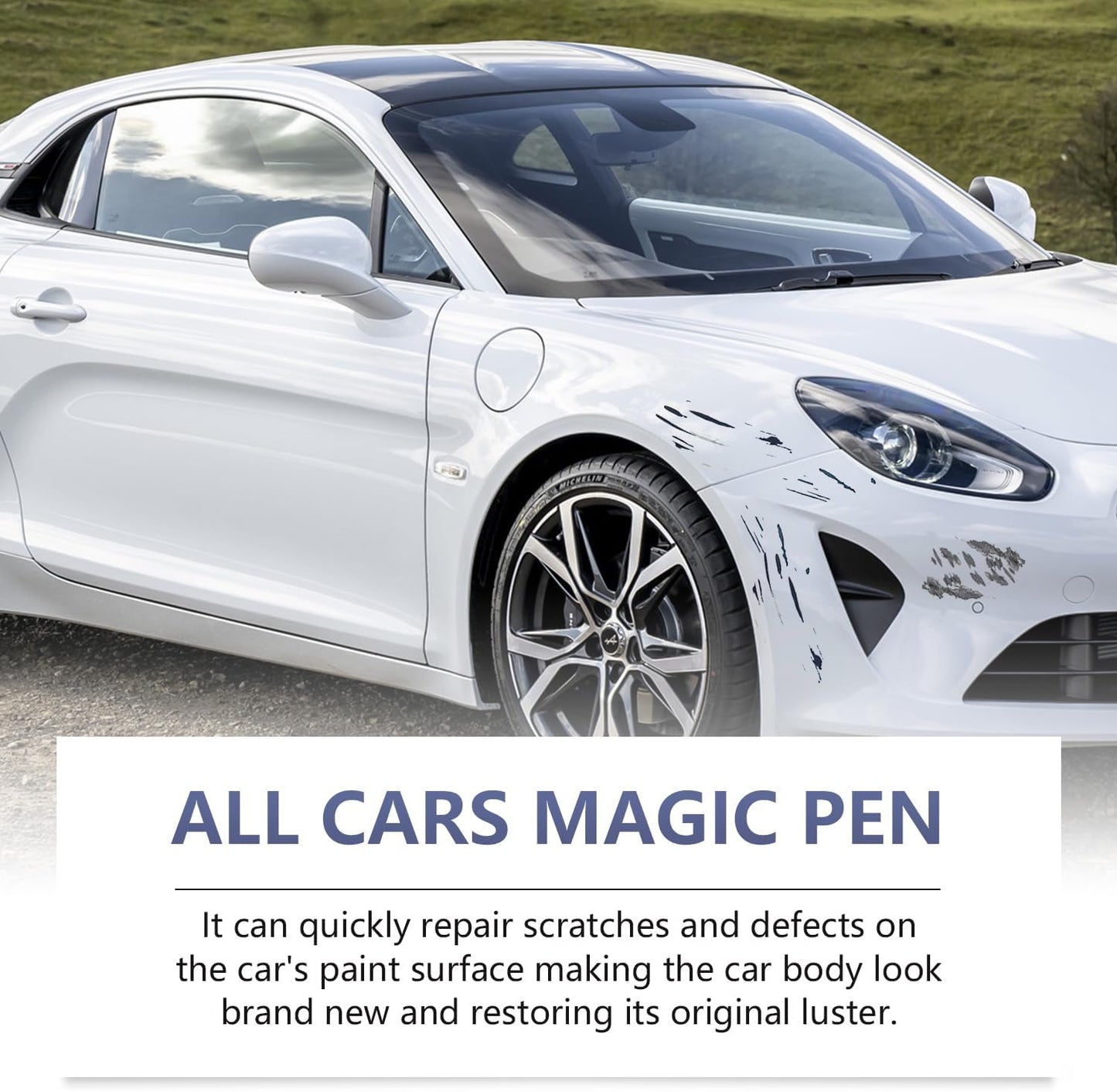 All Cars Magic Pen, Car Scratch Repair Pen Set, Magic Car Scratch Removal Pen, M